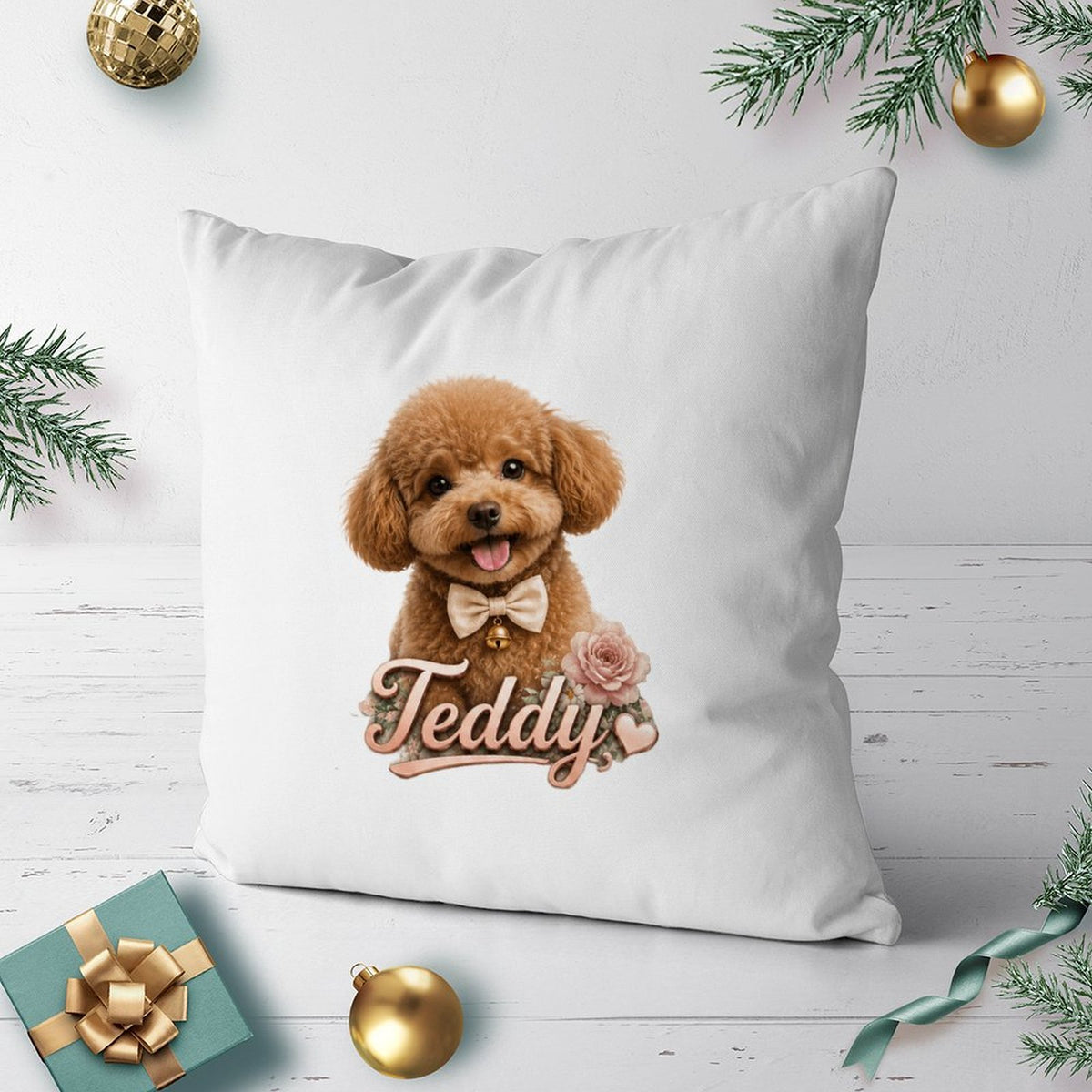 Custom Pet Portrait Pillowcase(Single-Sided)