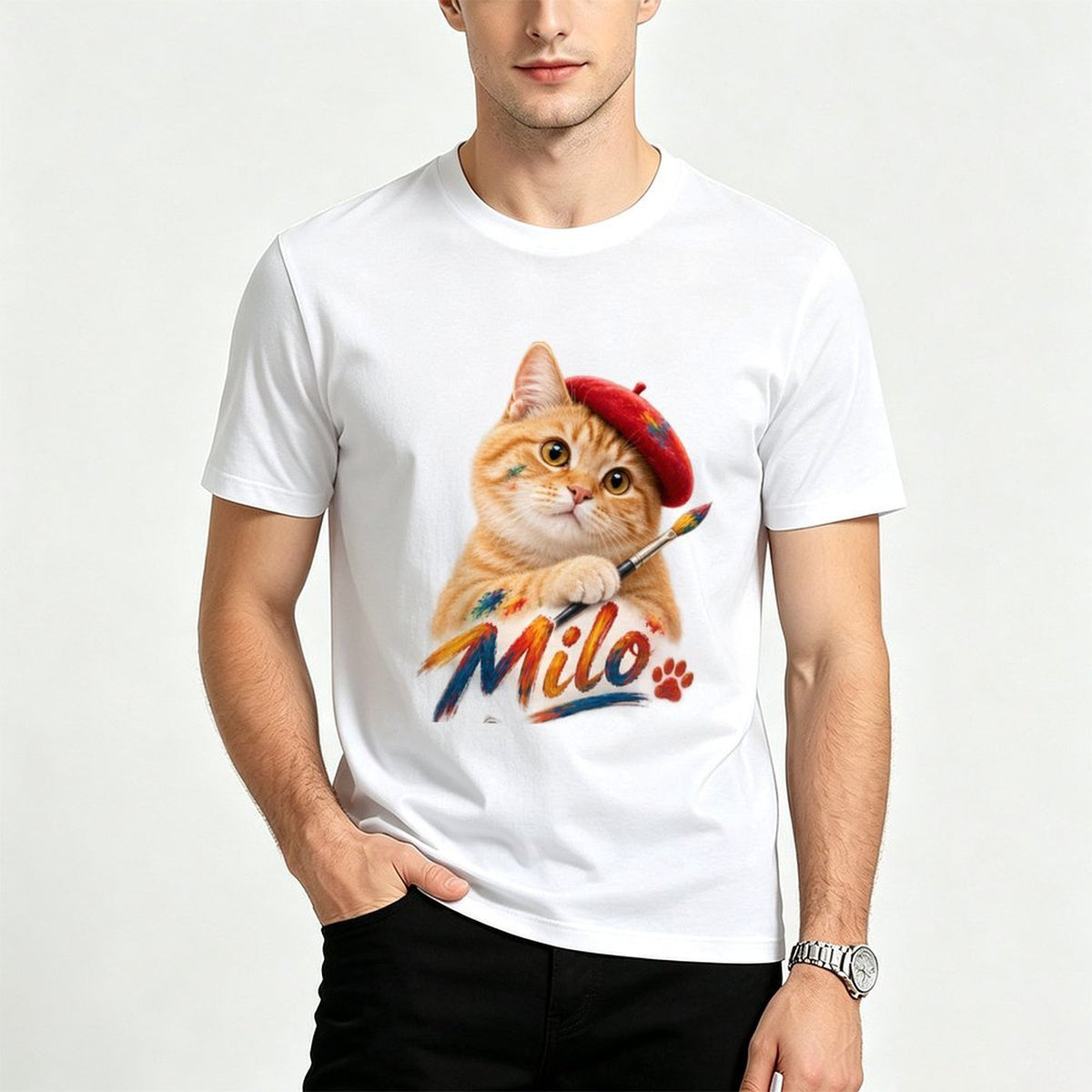 Custom  Pet Portrait T-shirt
