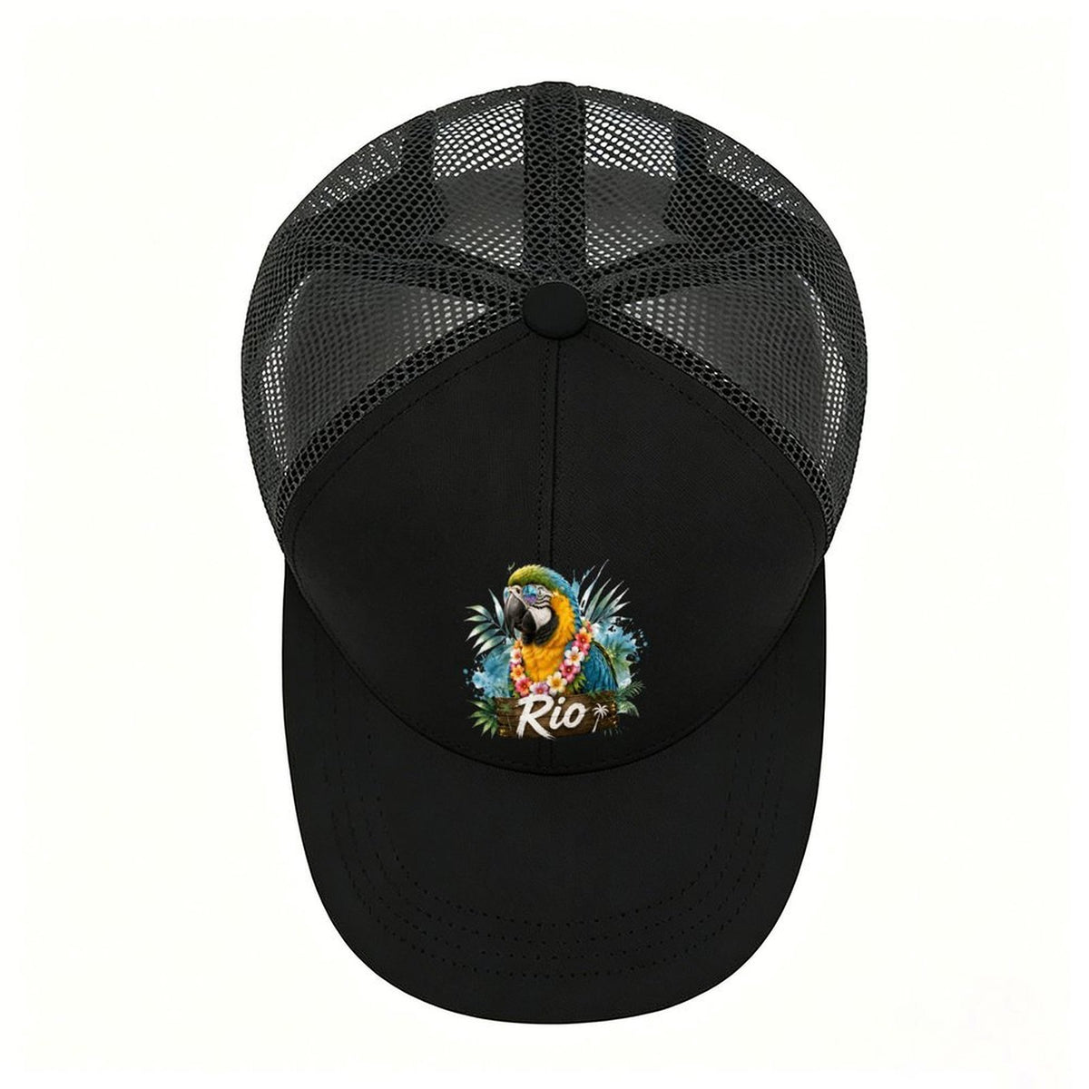Custom Pet Portrait Mesh Baseball Cap