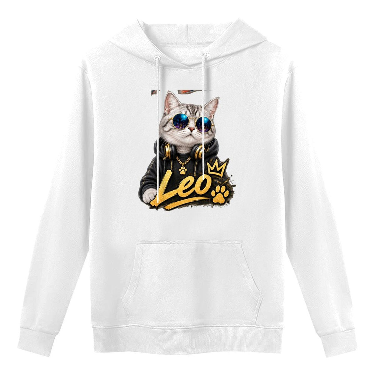 Custom Pet Portrait Pullover Hoodie