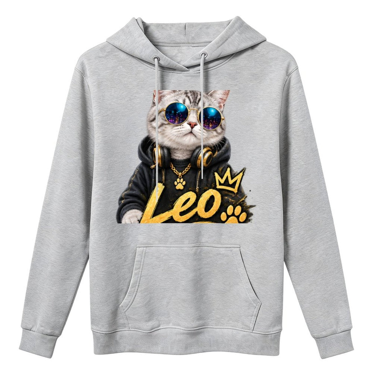 Custom Pet Portrait Pullover Hoodie