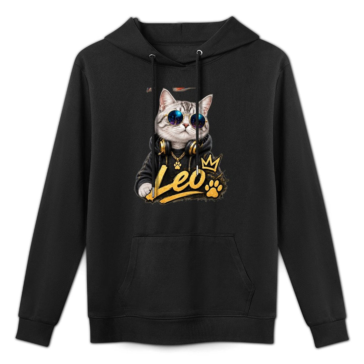 Custom Pet Portrait Pullover Hoodie