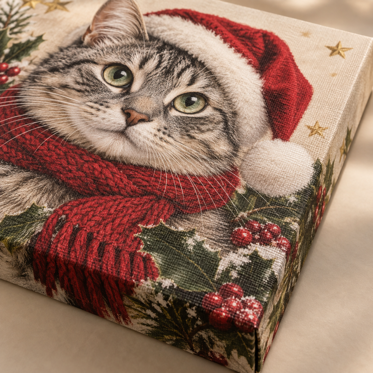 Custom Pet Portrait Canvas Print(1:1)