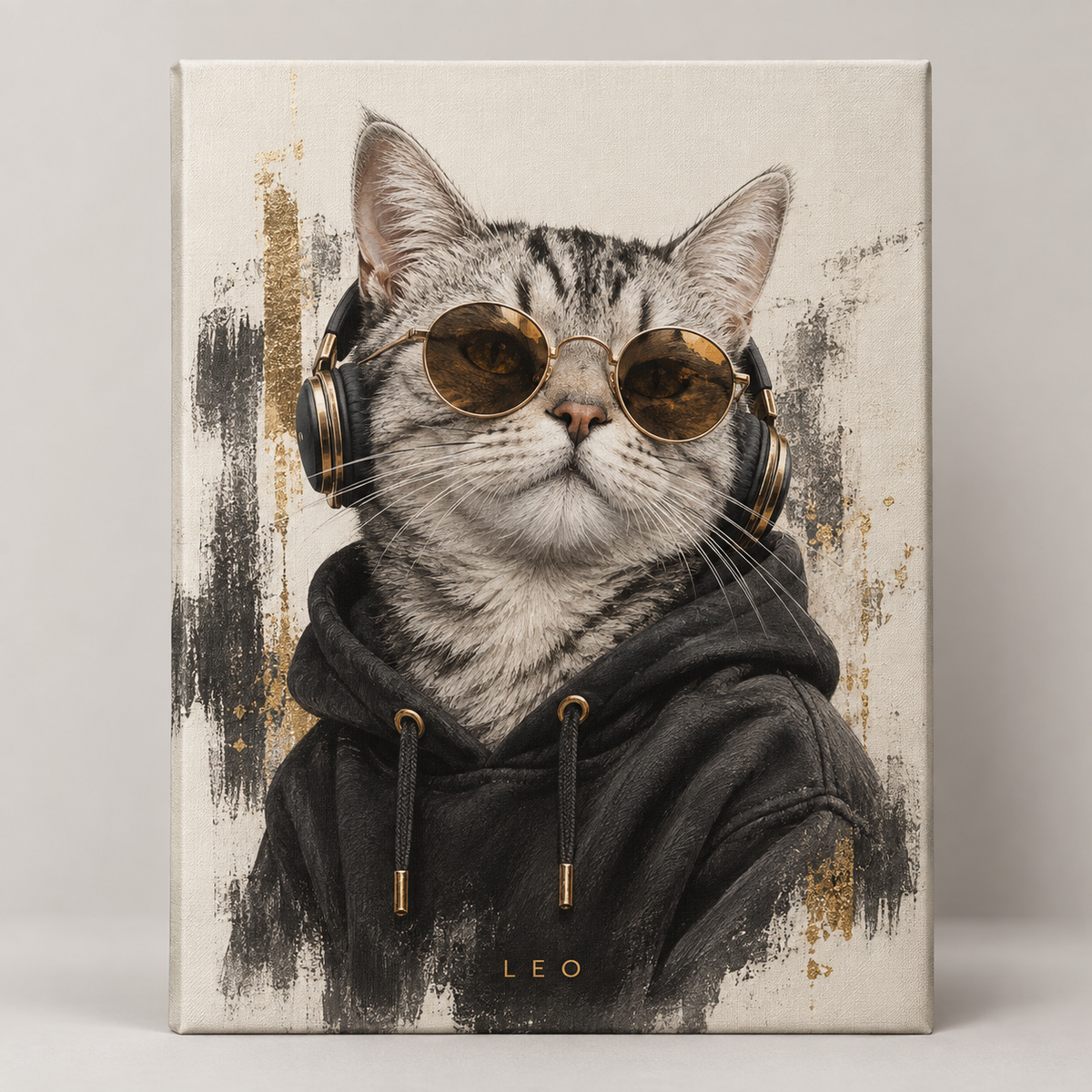 Custom Pet Portrait Canvas 3:4