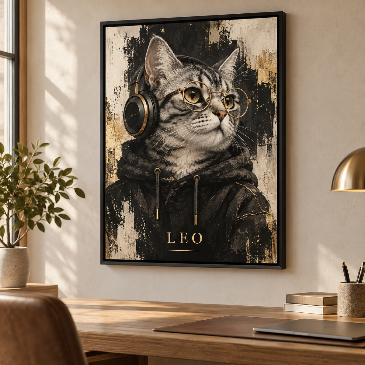 Custom Pet Portrait Canvas 3:4