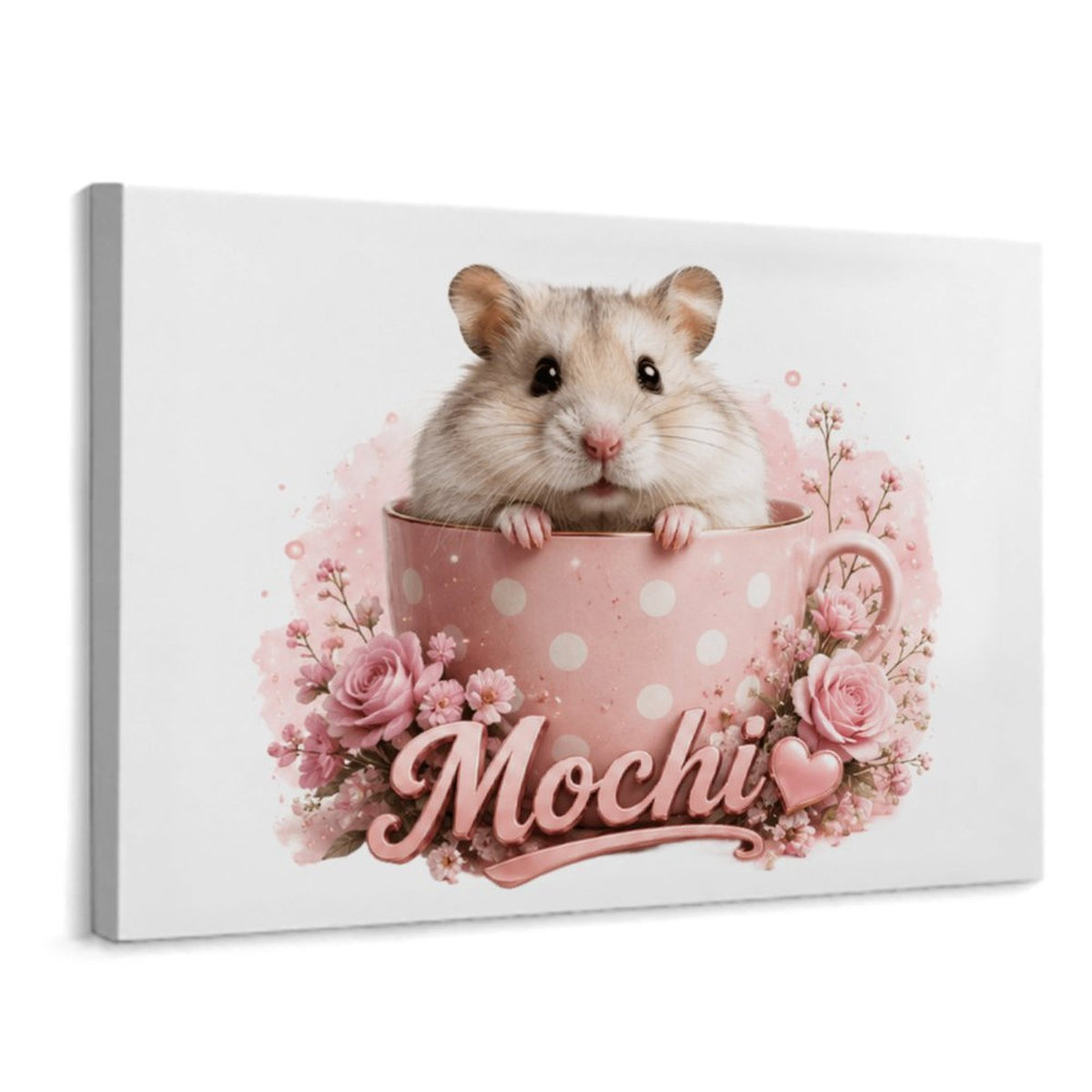 Custom Pet Portrait Canvas Print(4:3)