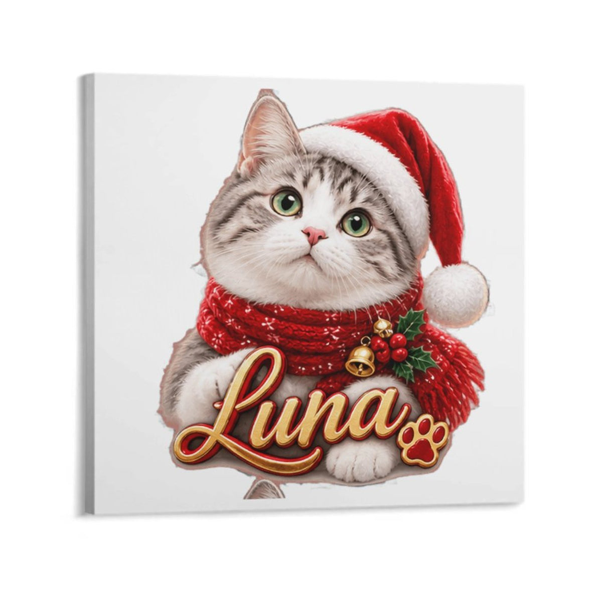 Custom Pet Portrait Canvas Print(1:1)