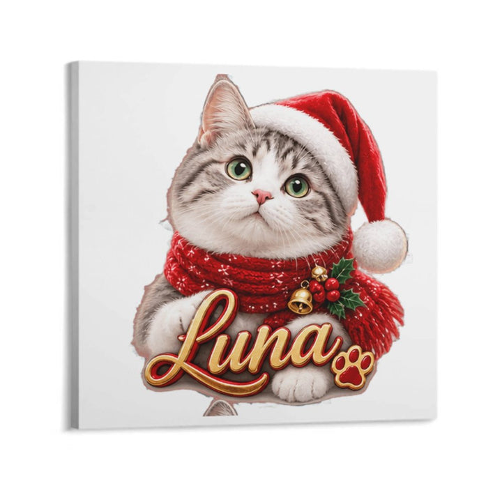 Custom Pet Portrait Canvas Print(1:1)