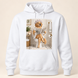 Custom Pet Portrait Pullover Hoodie(Back Print)
