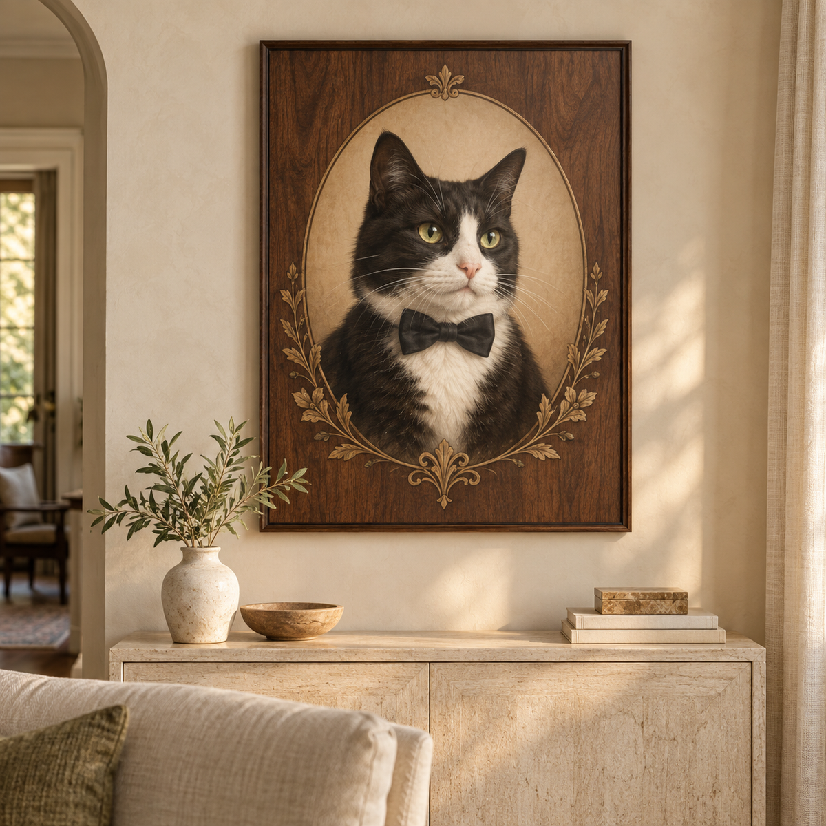 Custom Pet Portrait Wood Wall Art