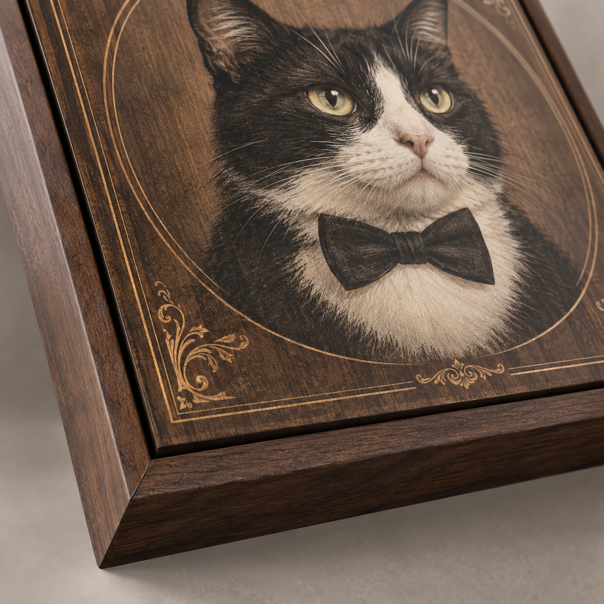 Custom Pet Portrait Wood Wall Art
